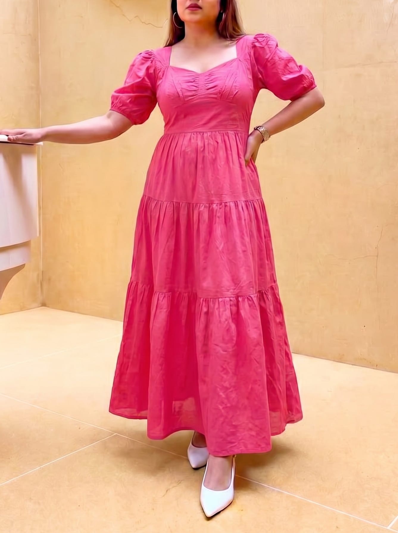 Fuchsia Amelia Dress