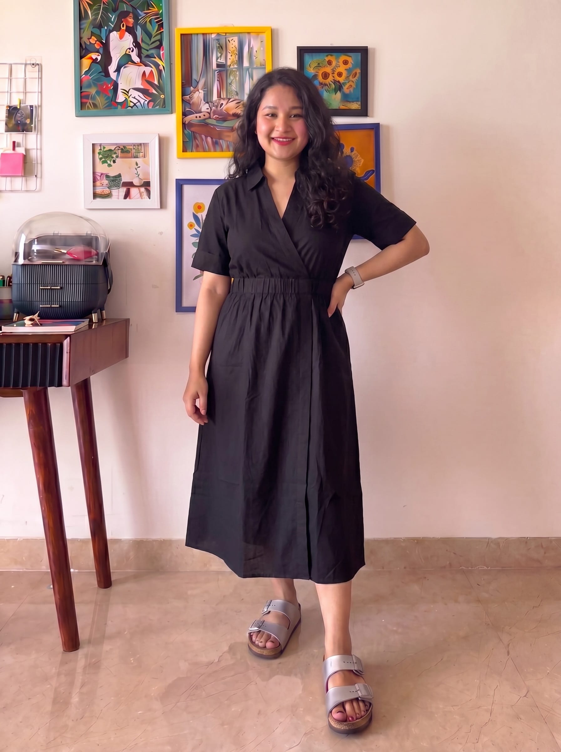 Black Reha Dress