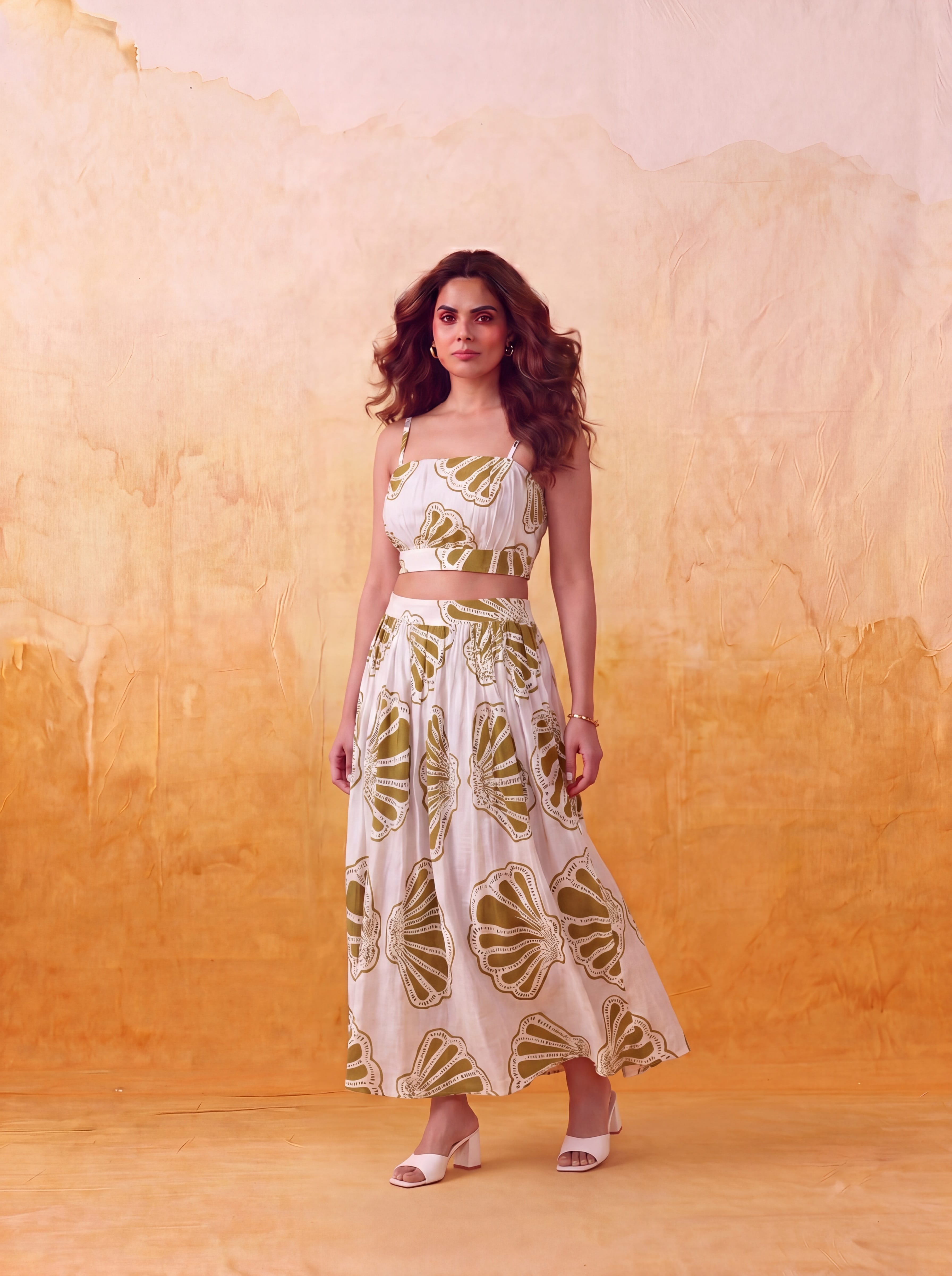 Olive Seashell Chiara Set
