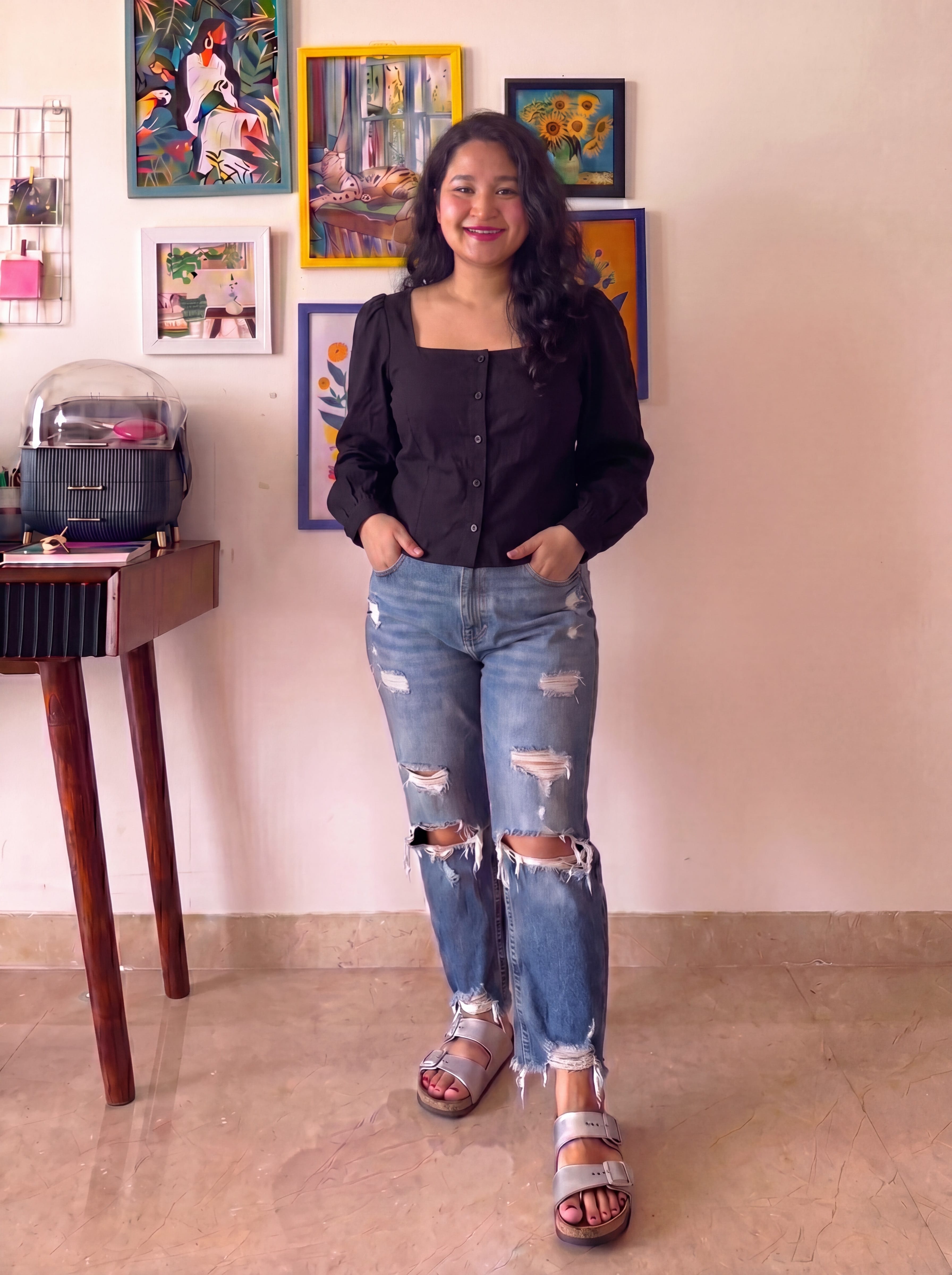 Black Dahlia Top