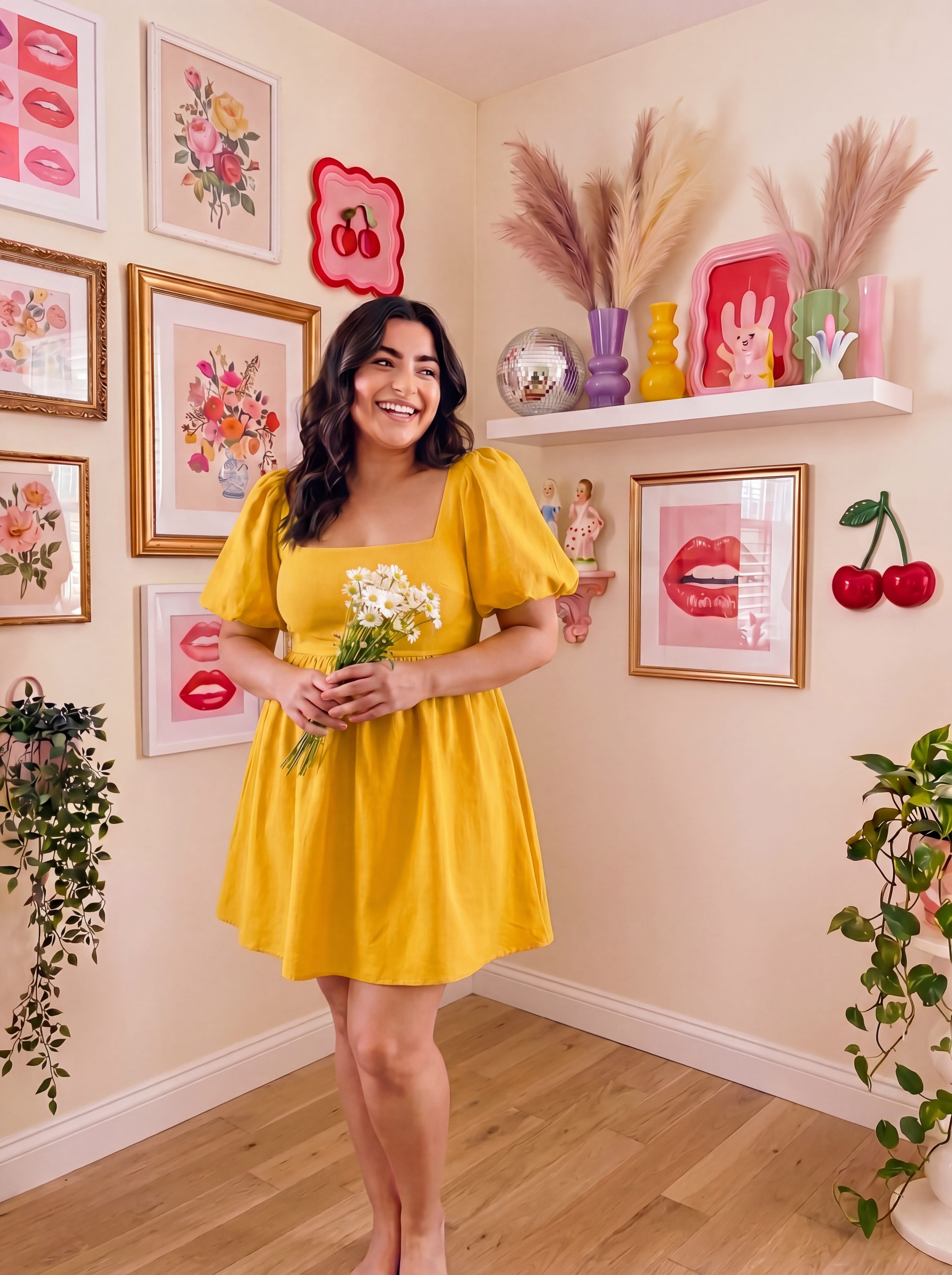 Yellow Corelia Dress