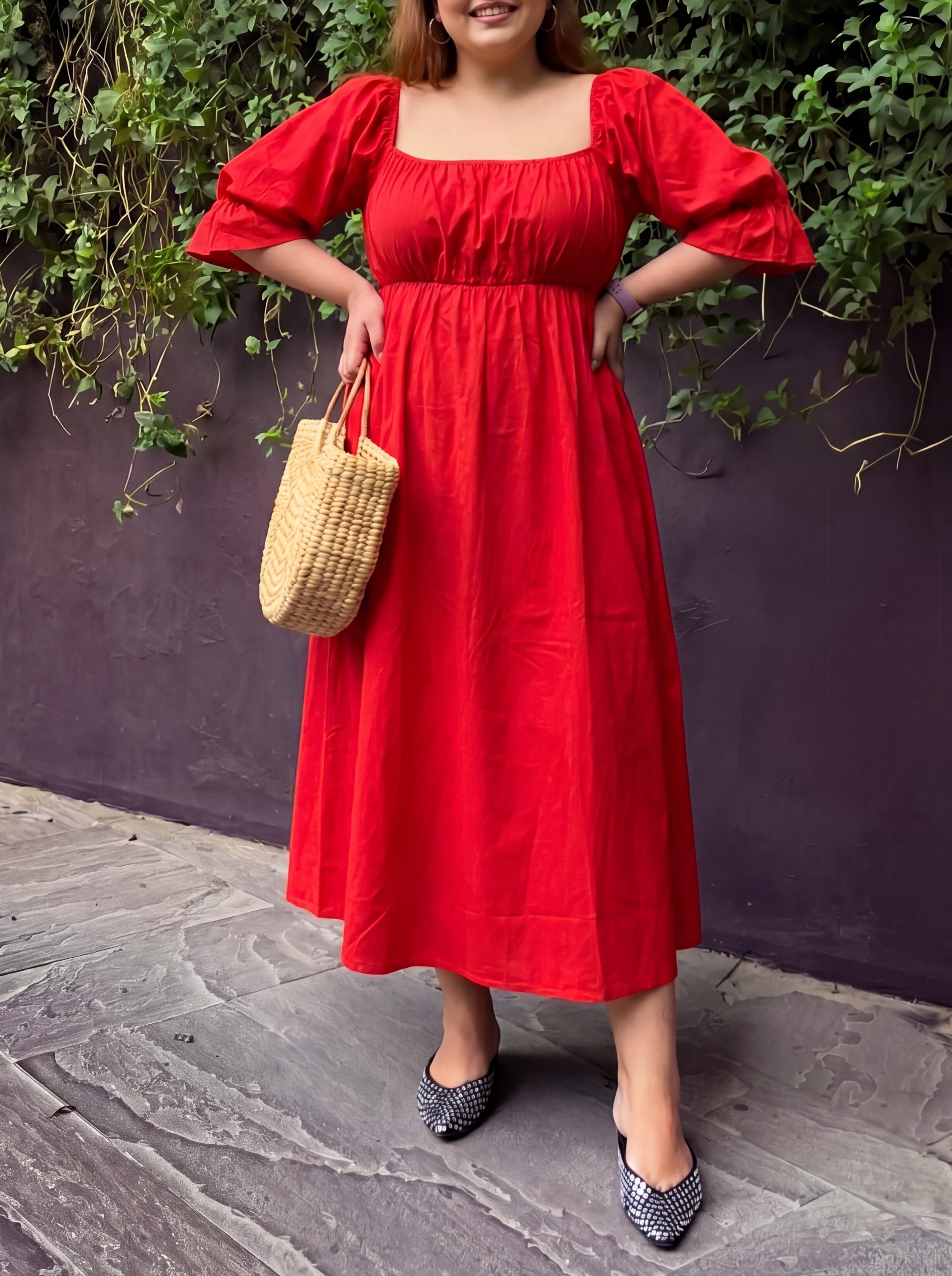Red Ivy Dress