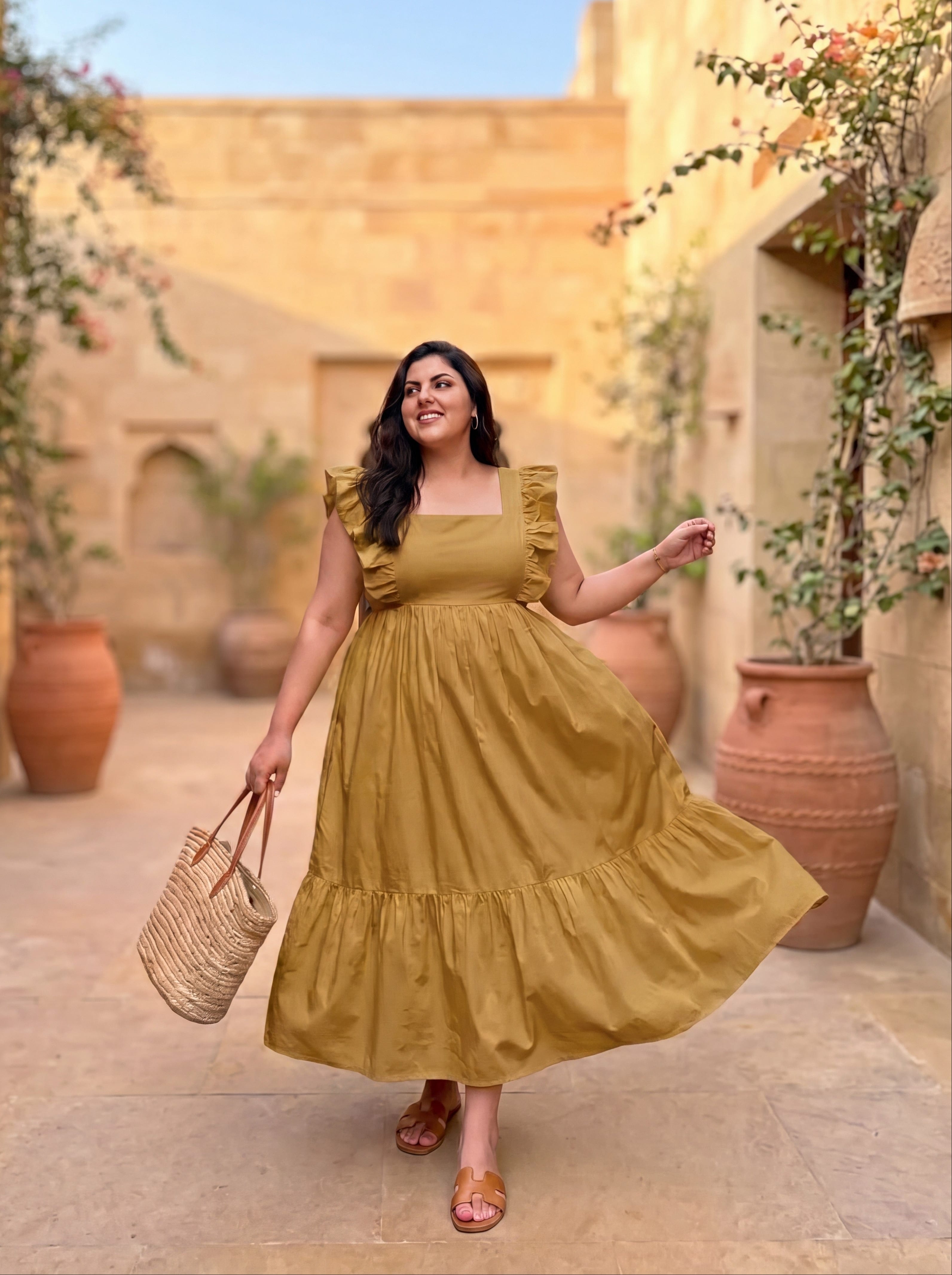 Beige Hiya Dress