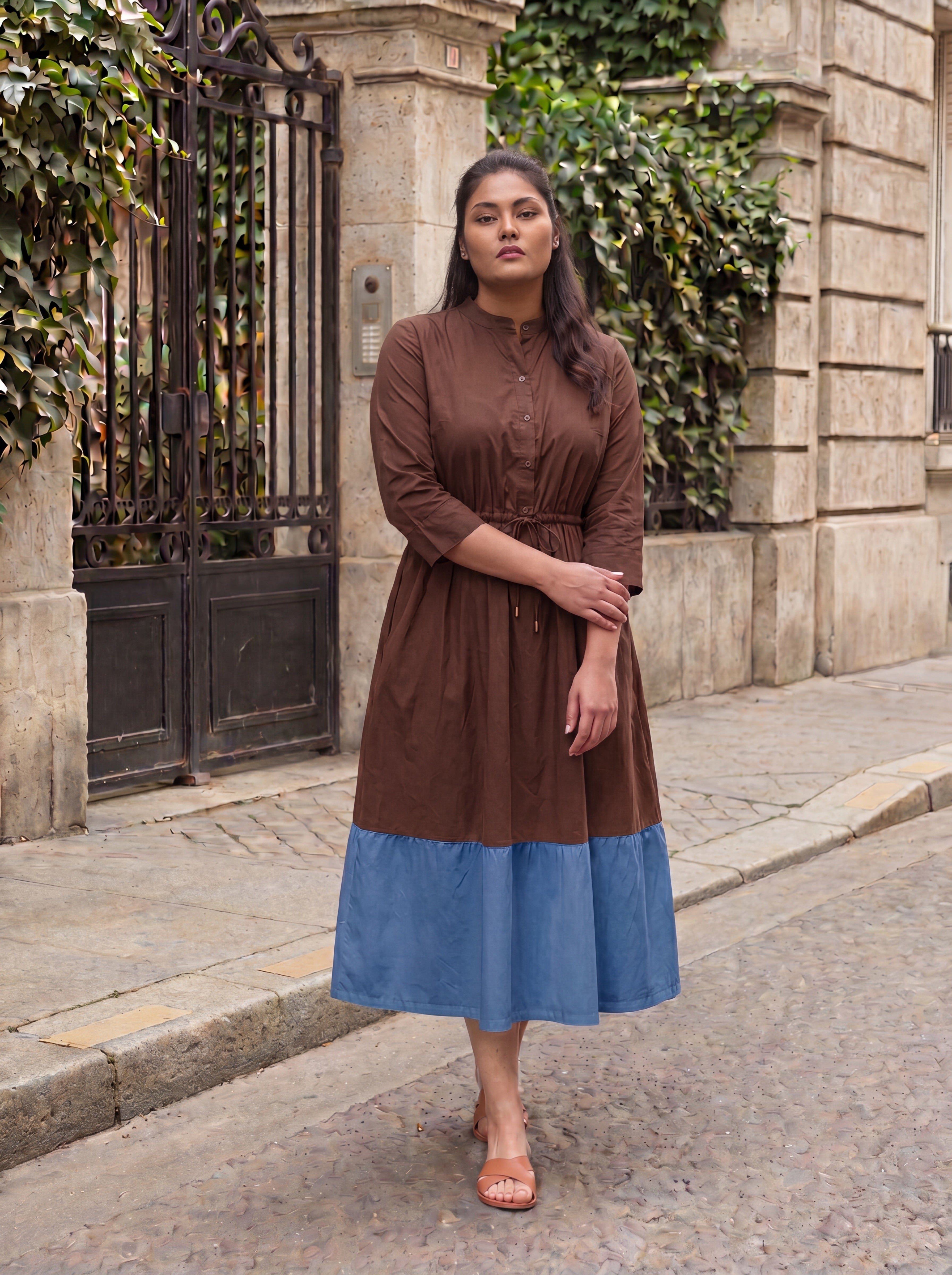 Irina Two Tone Dress - 6 Combinations