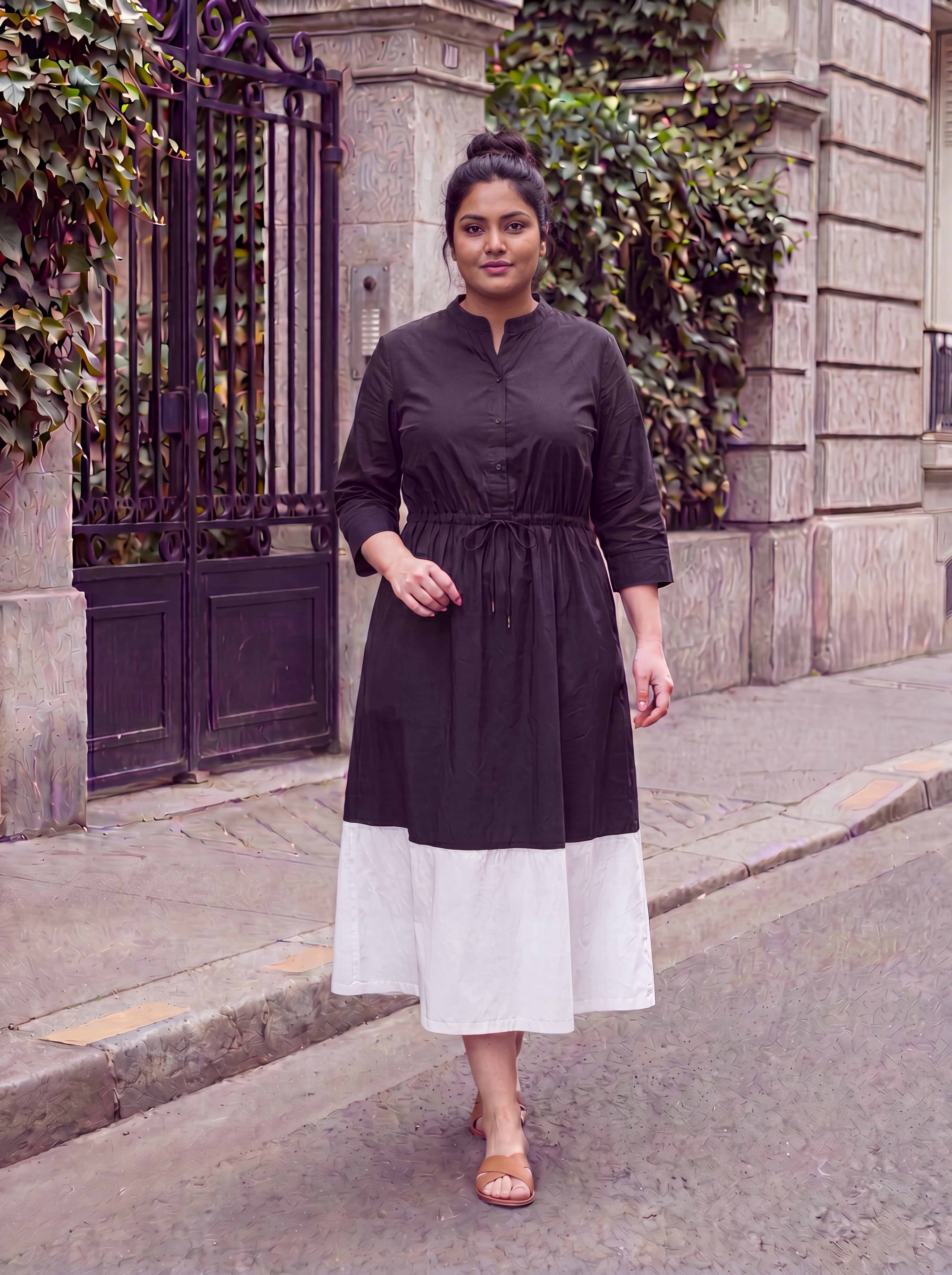 Irina Two Tone Dress - 6 Combinations
