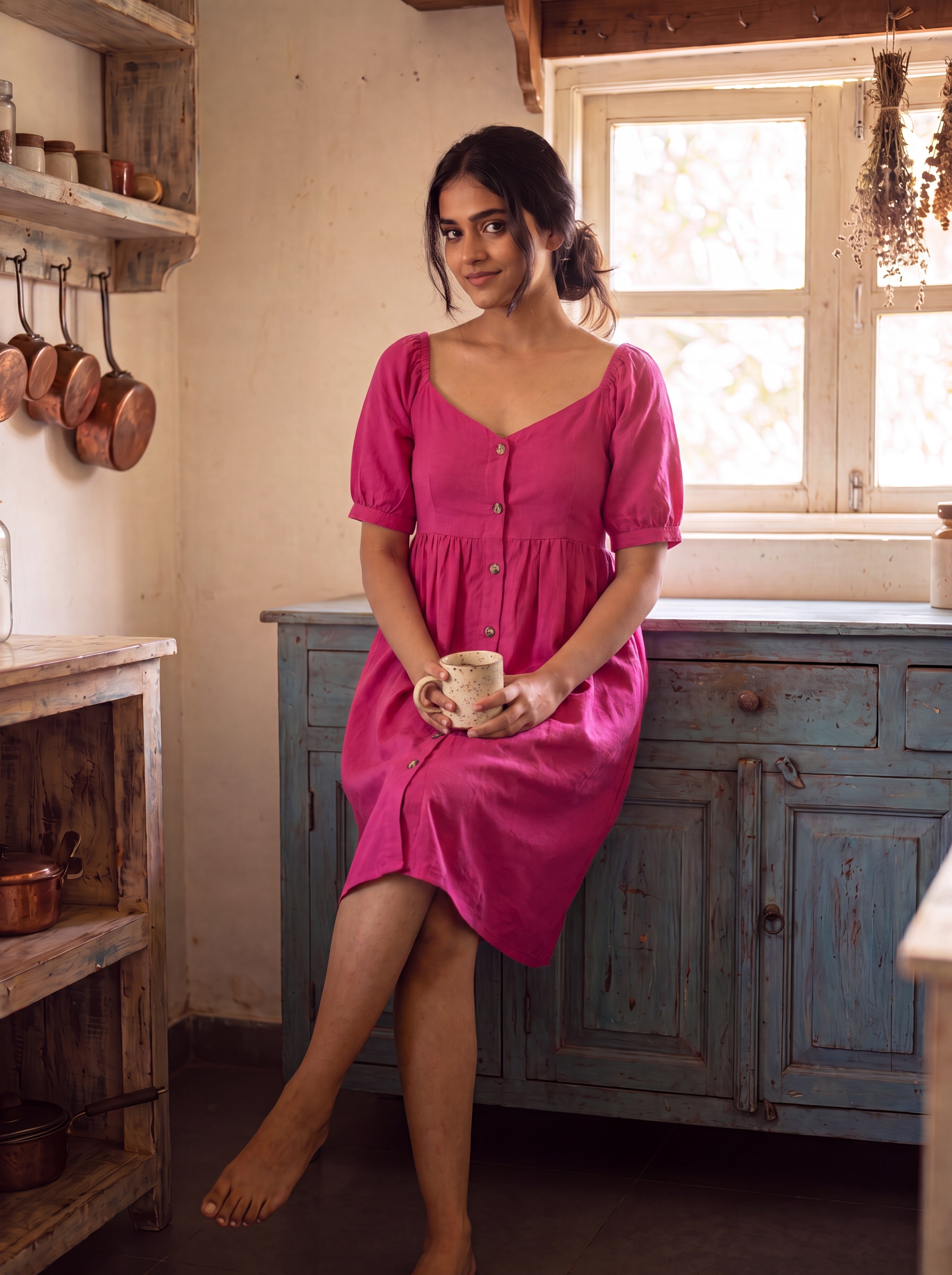 Fuchsia Rima Dress