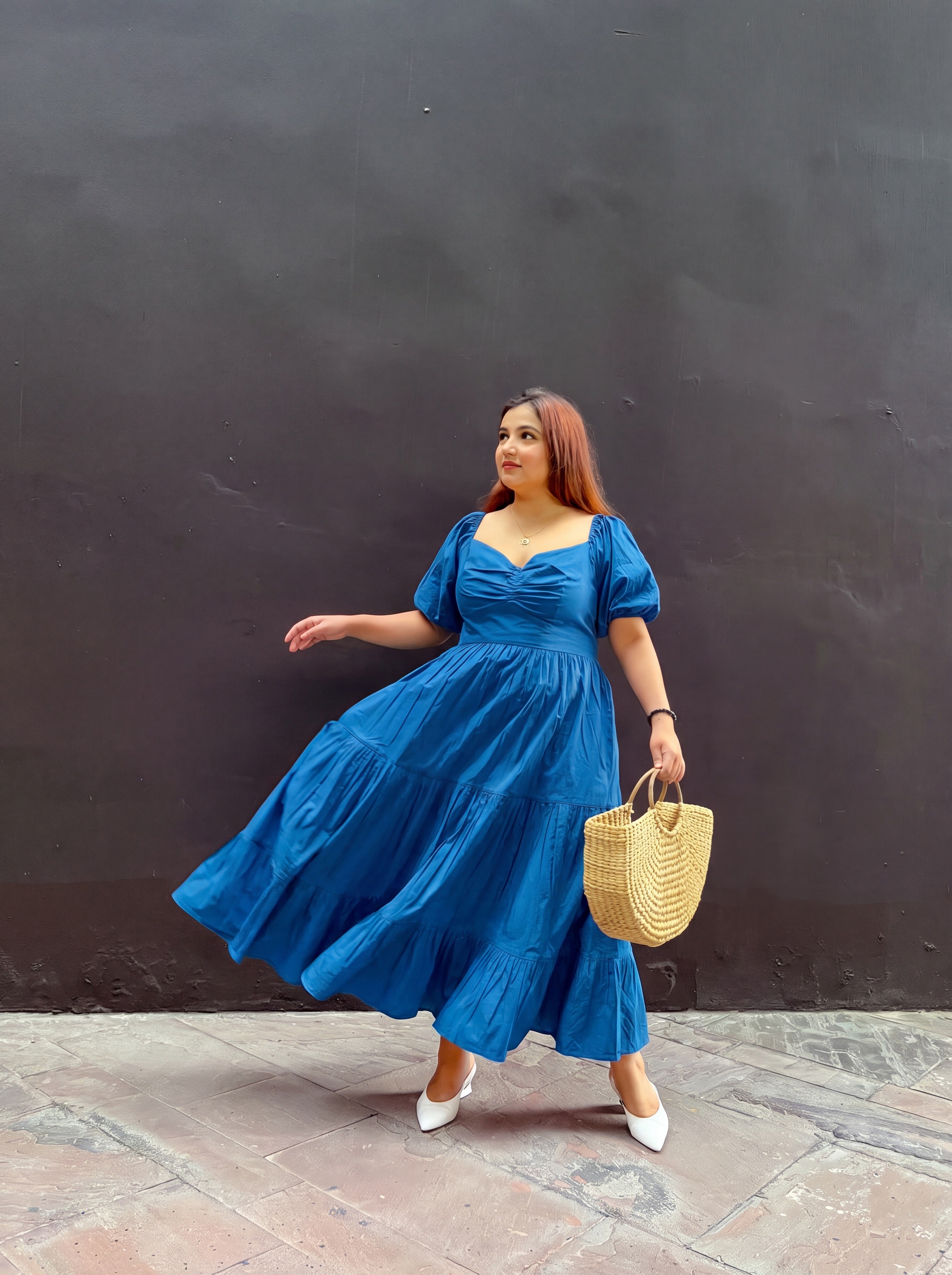 Blue Amelia Dress
