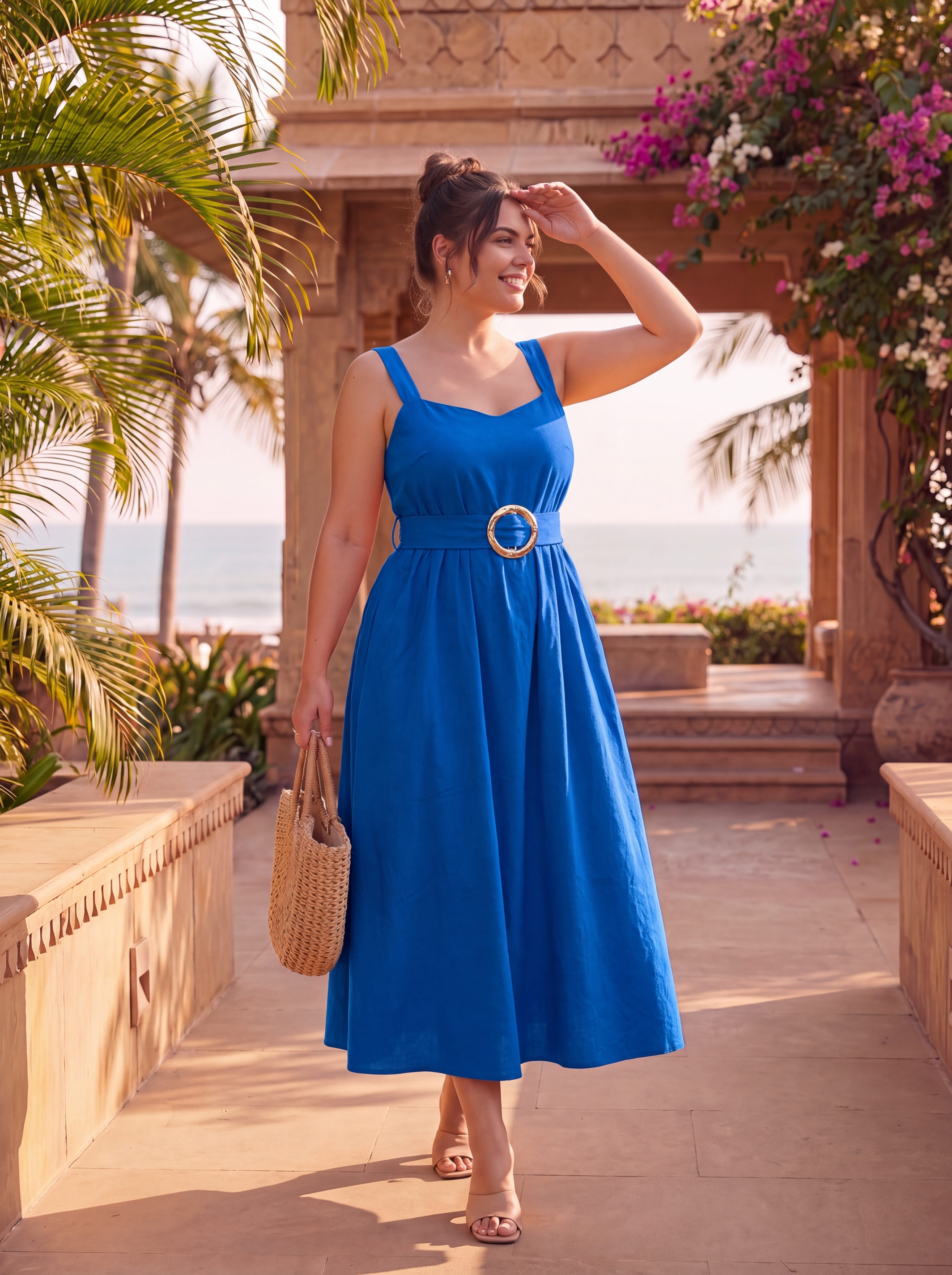 Royal Blue Lighthearted Dress