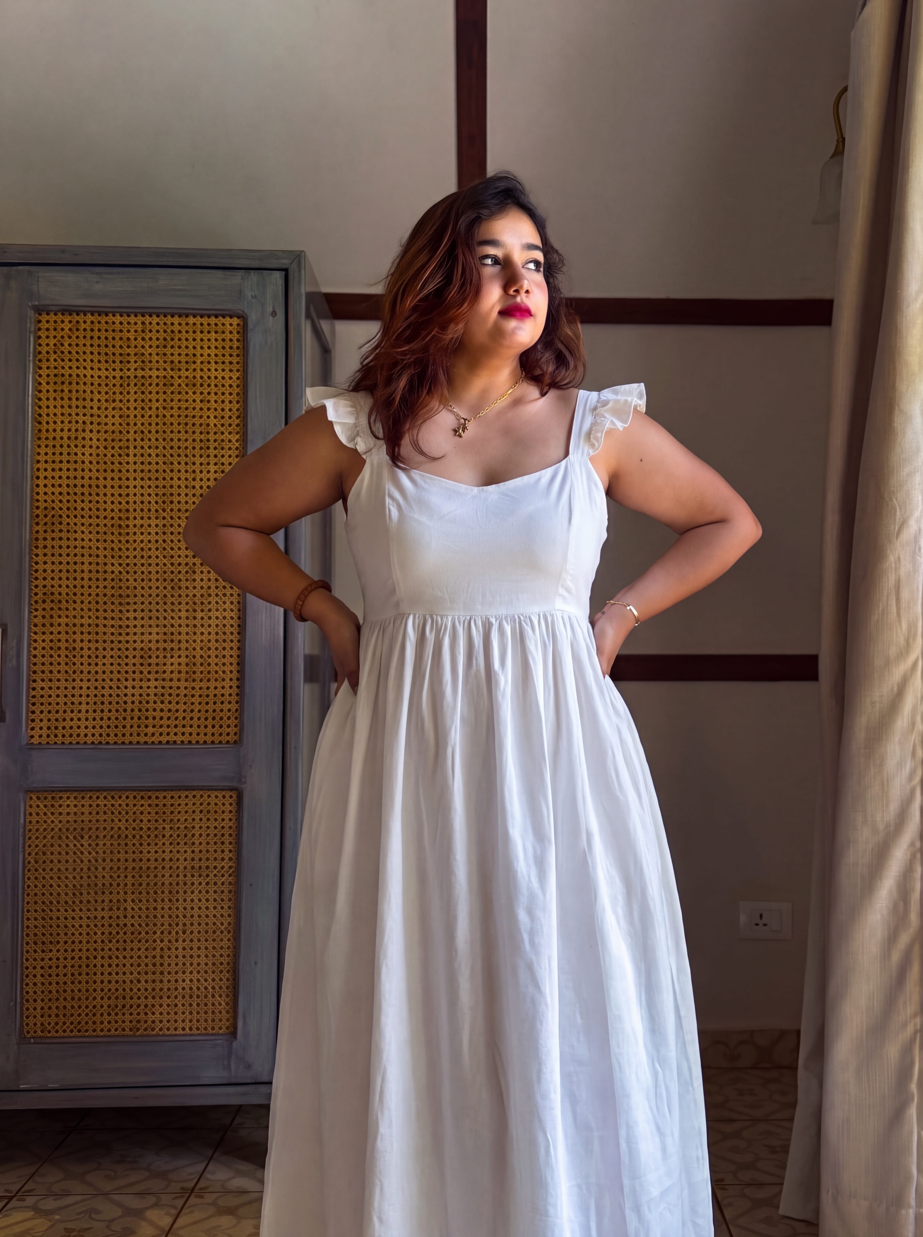 White Glowing Dress