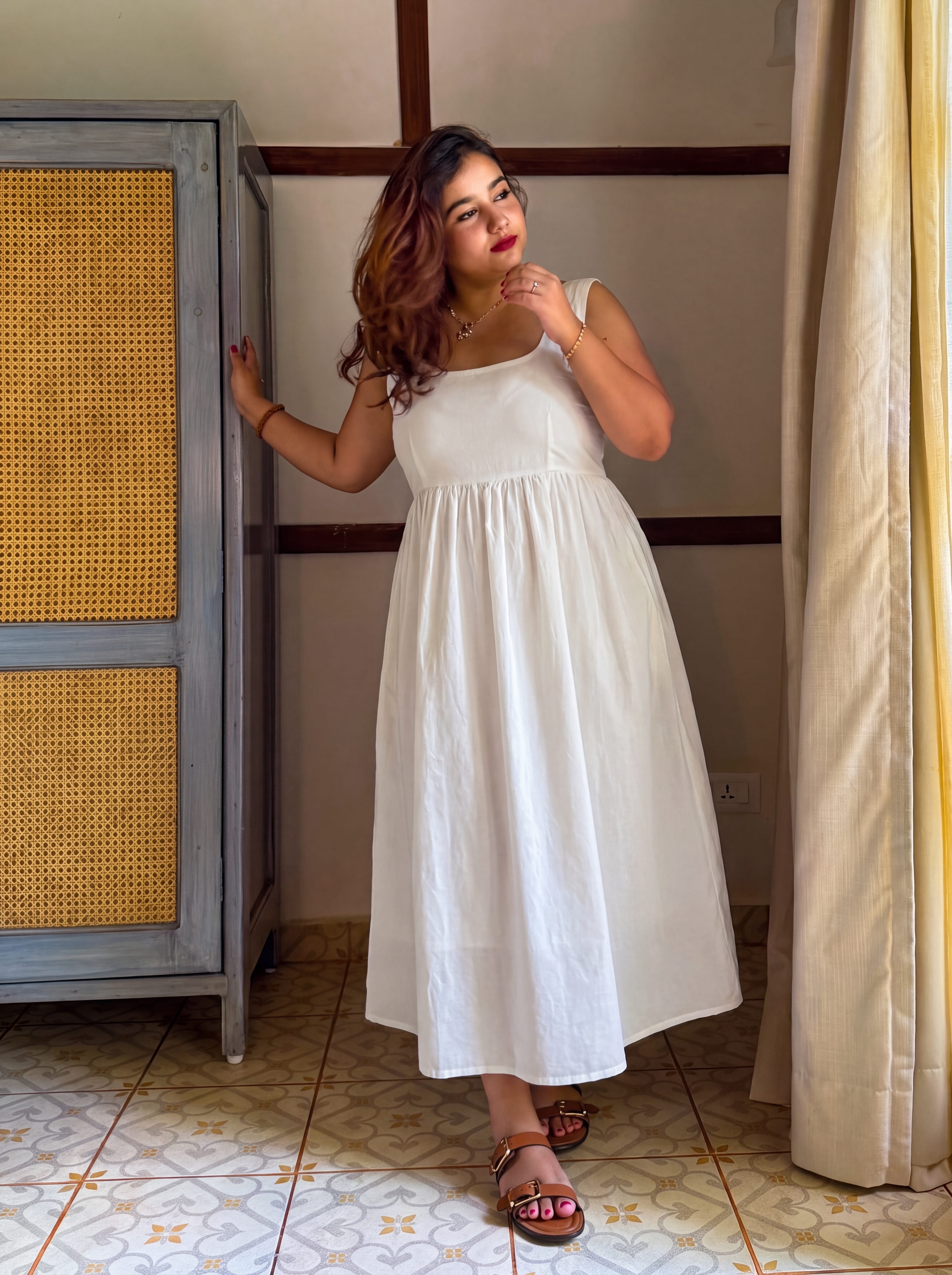 White Glowing Dress