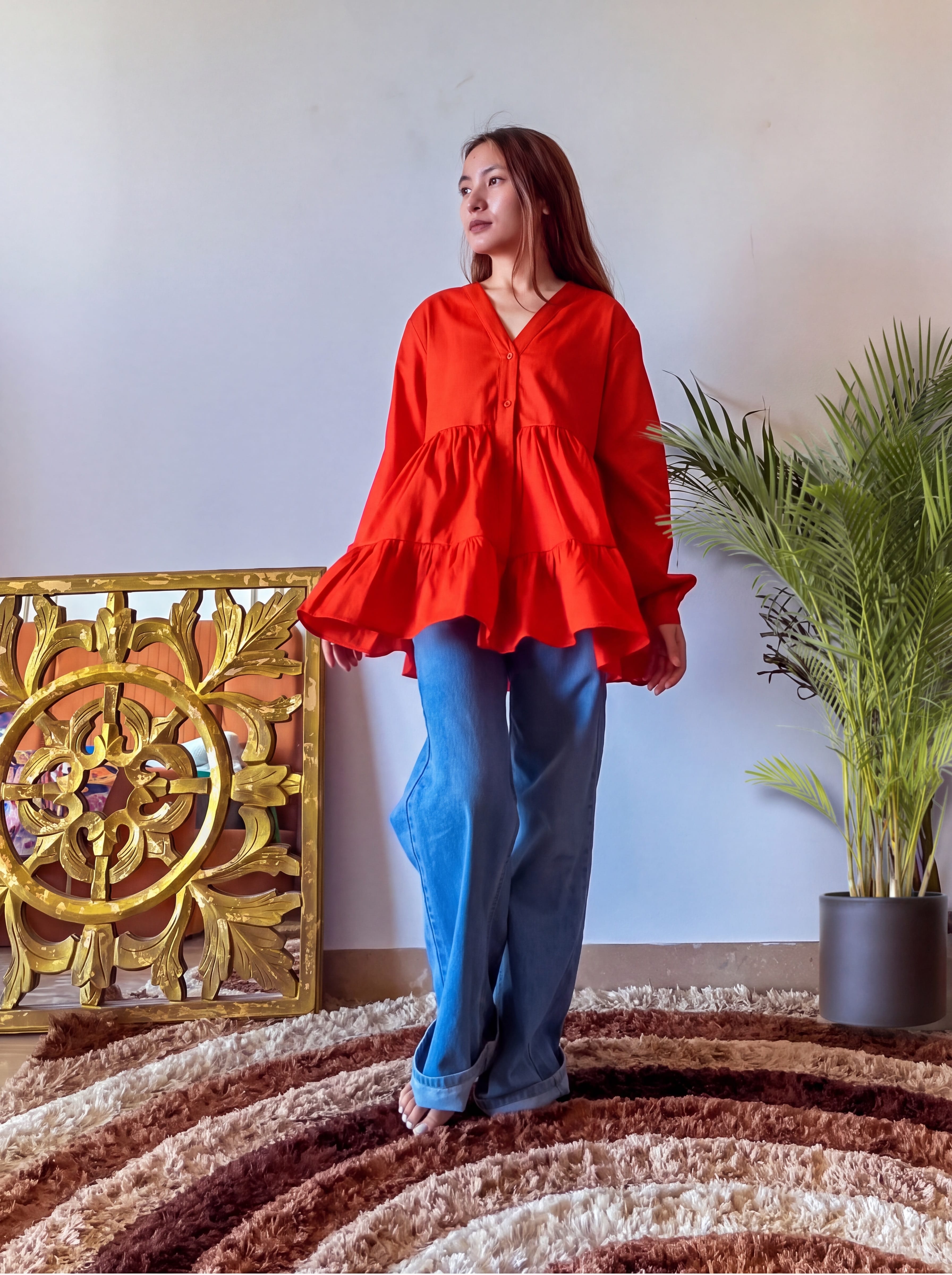 Red Blair Top