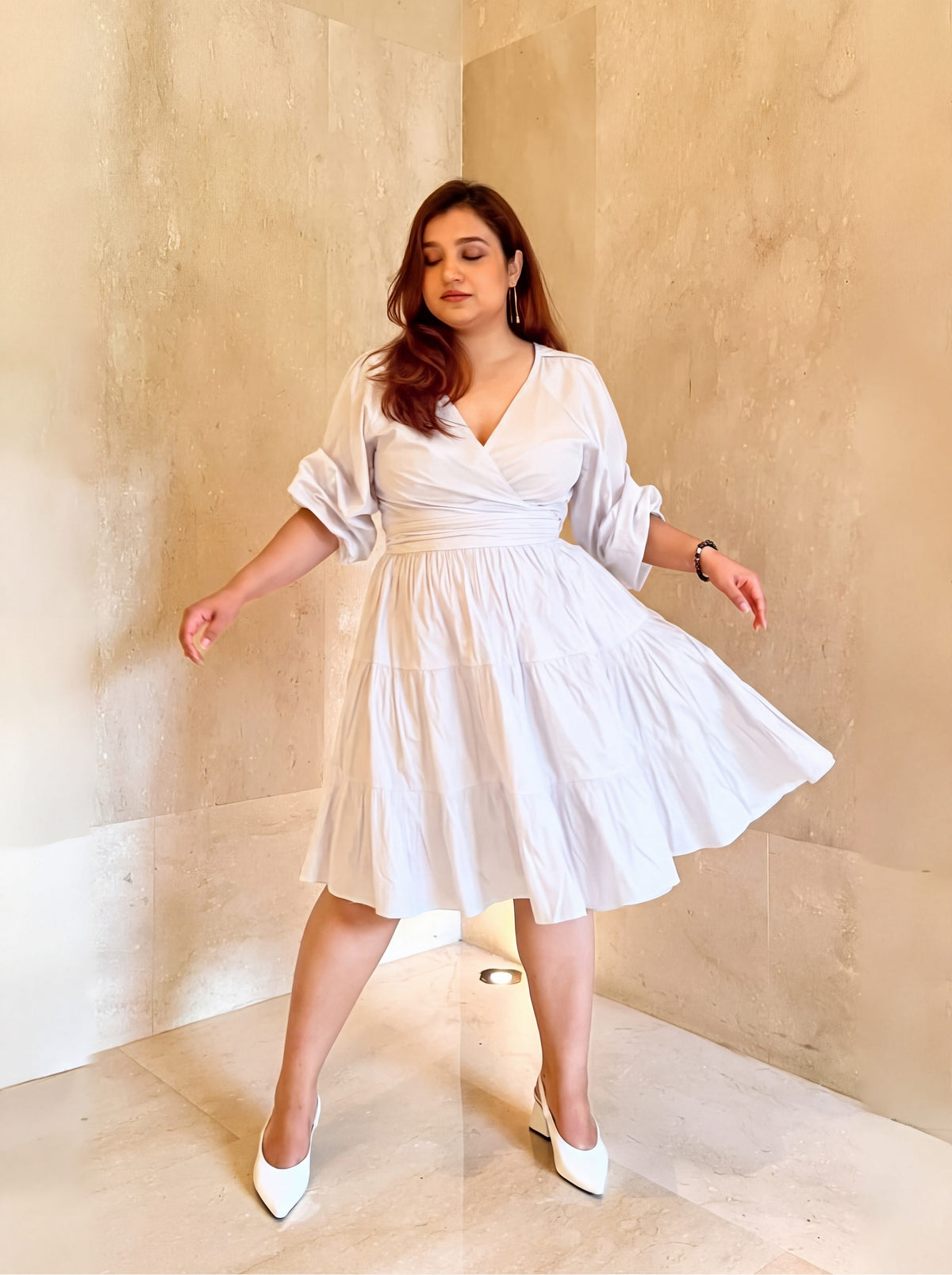 White Sinem Dress - Ready to Ship